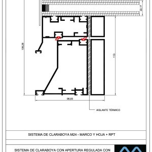 Sistema de Claraboya Marco y Hoja + RPT