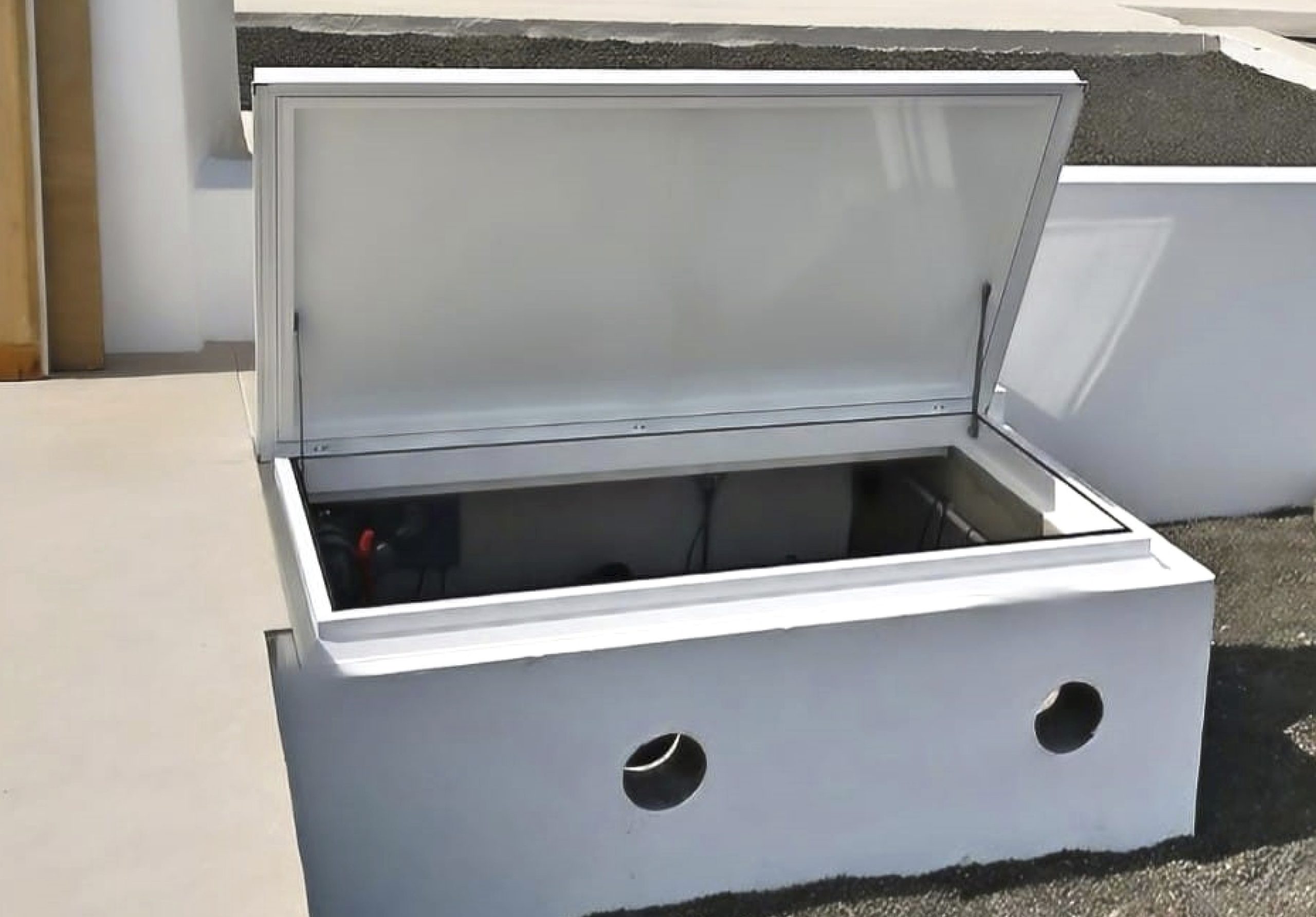 Claraboya Tapa de Motores de Piscina