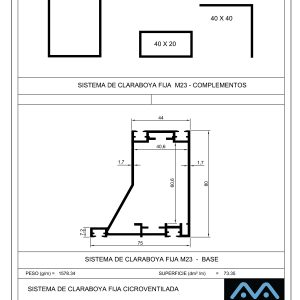 Sistema de Claraboya Fija